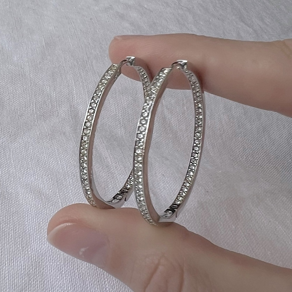 Diamond Hoop Earrings - Nordstrom